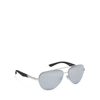 Grey tinted aviator sunglasses